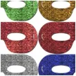 zestaw maski imprezowe holo mix godan 6 szt