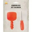 zestaw narzedzia dekoracja dyni czerwony guirca