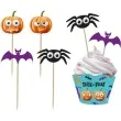 zestaw pikerow i papilotek halloween boo godan 6 6 szt