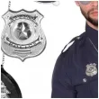zestaw policjant okulary wisiorek odznaka boland