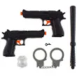 zestaw policjanta 2 pistolety i palka godan