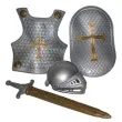 zestaw srebrny rycerz deluxe funnyfashion