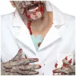 zestaw zombie maska i rekawiczki smiffys