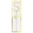 zimne ognie cyfra 5 zlota wondercandle 18 cm