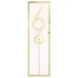 zimne ognie cyfra 6 zlota wondercandle 18 cm