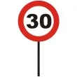 znak ogrodowy 30 traffic birthday folat 26 cm