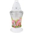 znicz lampion 3d tulipany bolsius 11x18 cm