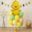 zolty balon foliowy wielkanocny kurczaczek dekoracja na hel